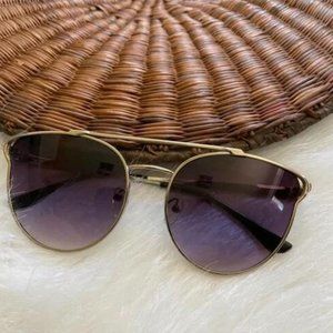 Vintage Sunnies Dark Shades Silver High Bar